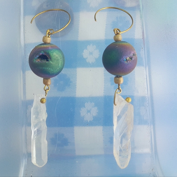 Hand Crafted Jewelry - Handmade 'Mystic'' Dangles